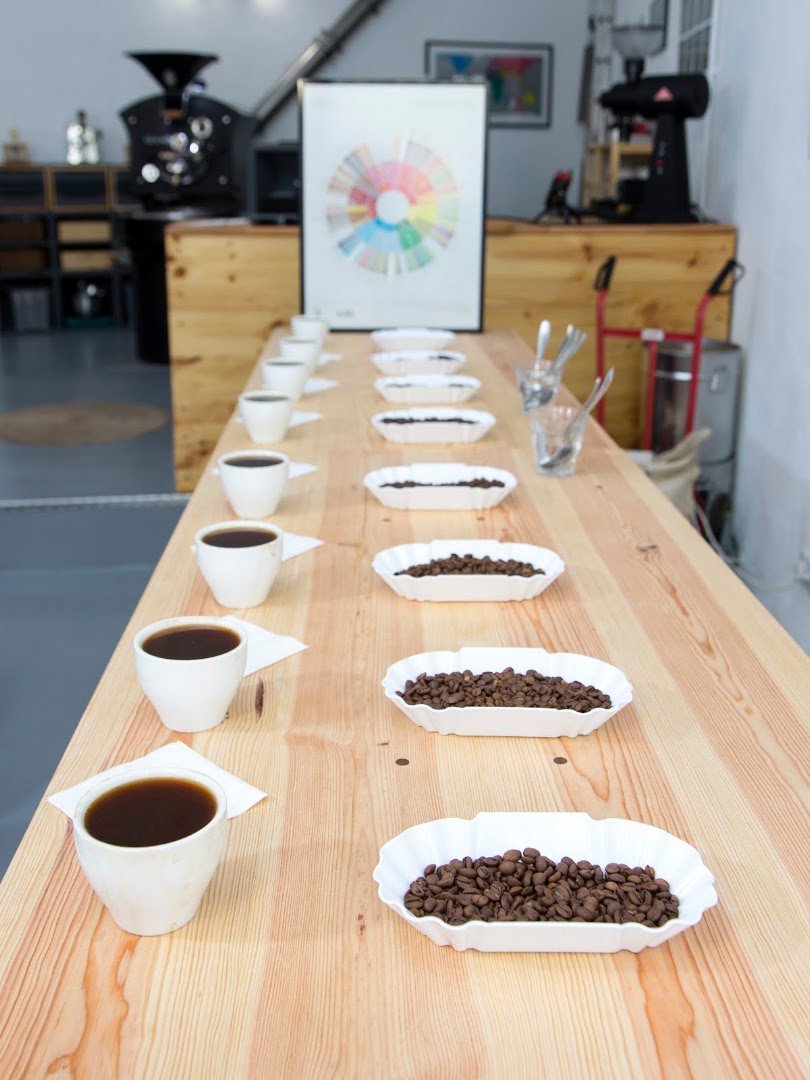Interior of Olisipo Coffee Roasters, specialty coffee shop in Lisbon