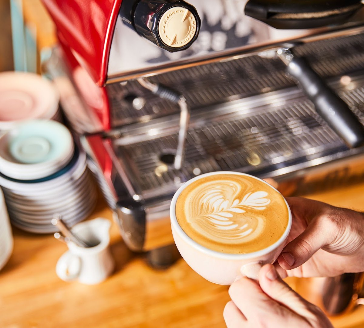 Coffee at Dynamic Coffee Roasters, specialty coffee shop in Pittsburgh
