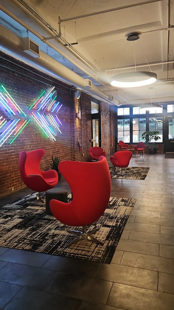 Interior of Dynamic Coffee Roasters, specialty coffee shop in Pittsburgh