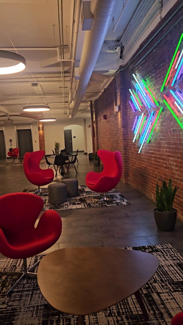 Interior of Dynamic Coffee Roasters, specialty coffee shop in Pittsburgh