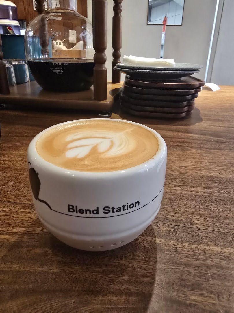 Coffee at Blend Station, specialty coffee shop in Mexico City