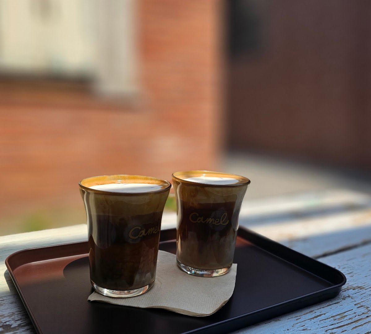 Coffee at Camel, specialty coffee shop in Seoul