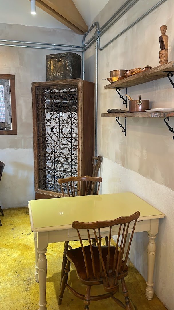 Interior of Camel, specialty coffee shop in Seoul