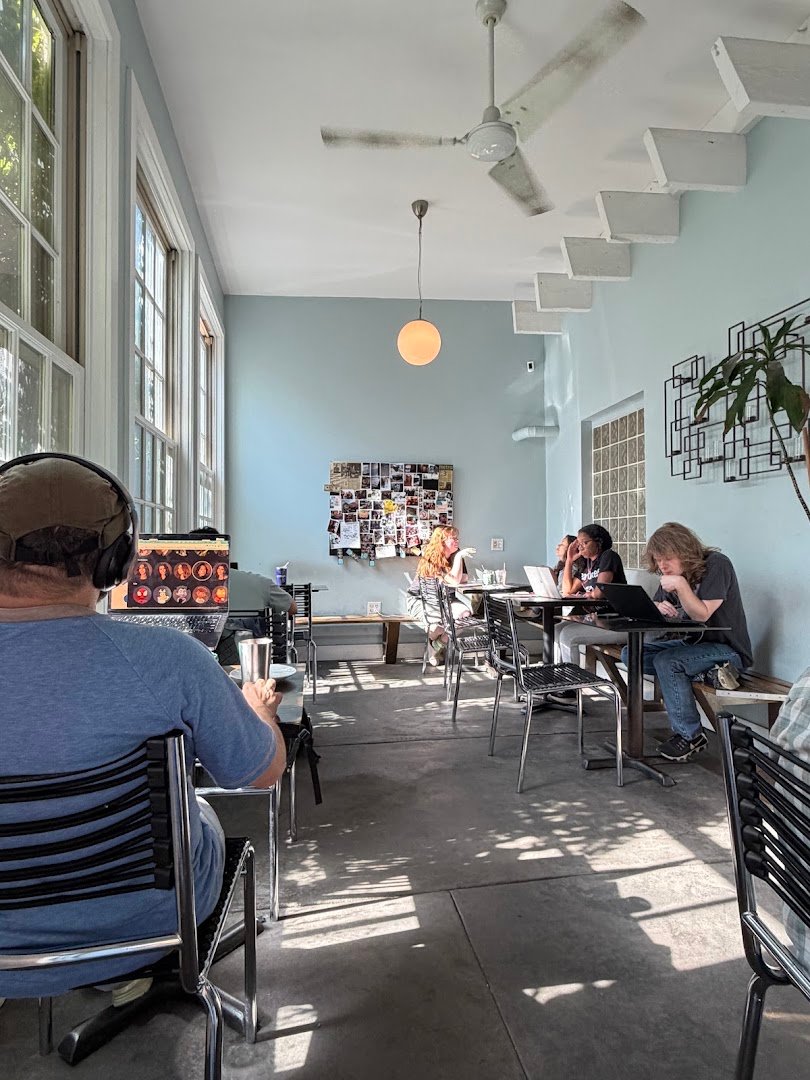 Interior of Chapterhouse Cafe & Gallery, specialty coffee shop in Philadelphia