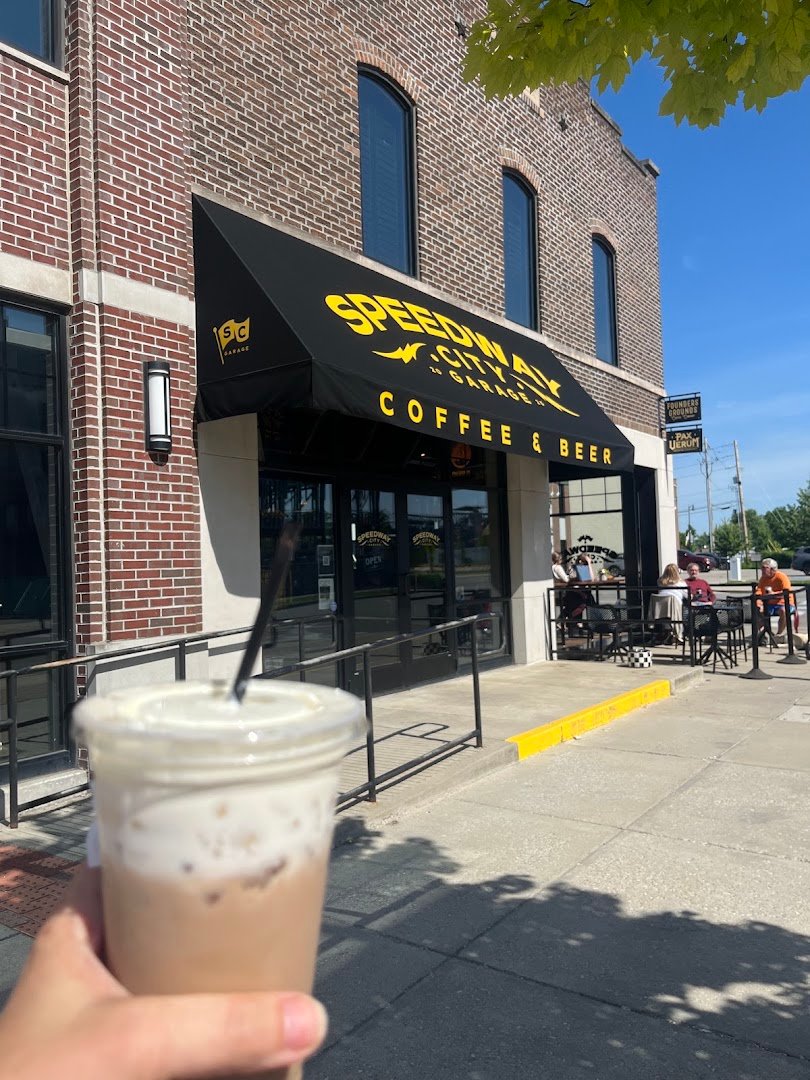 Storefront of Founders Grounds Coffee Company, specialty coffee shop in Indianapolis
