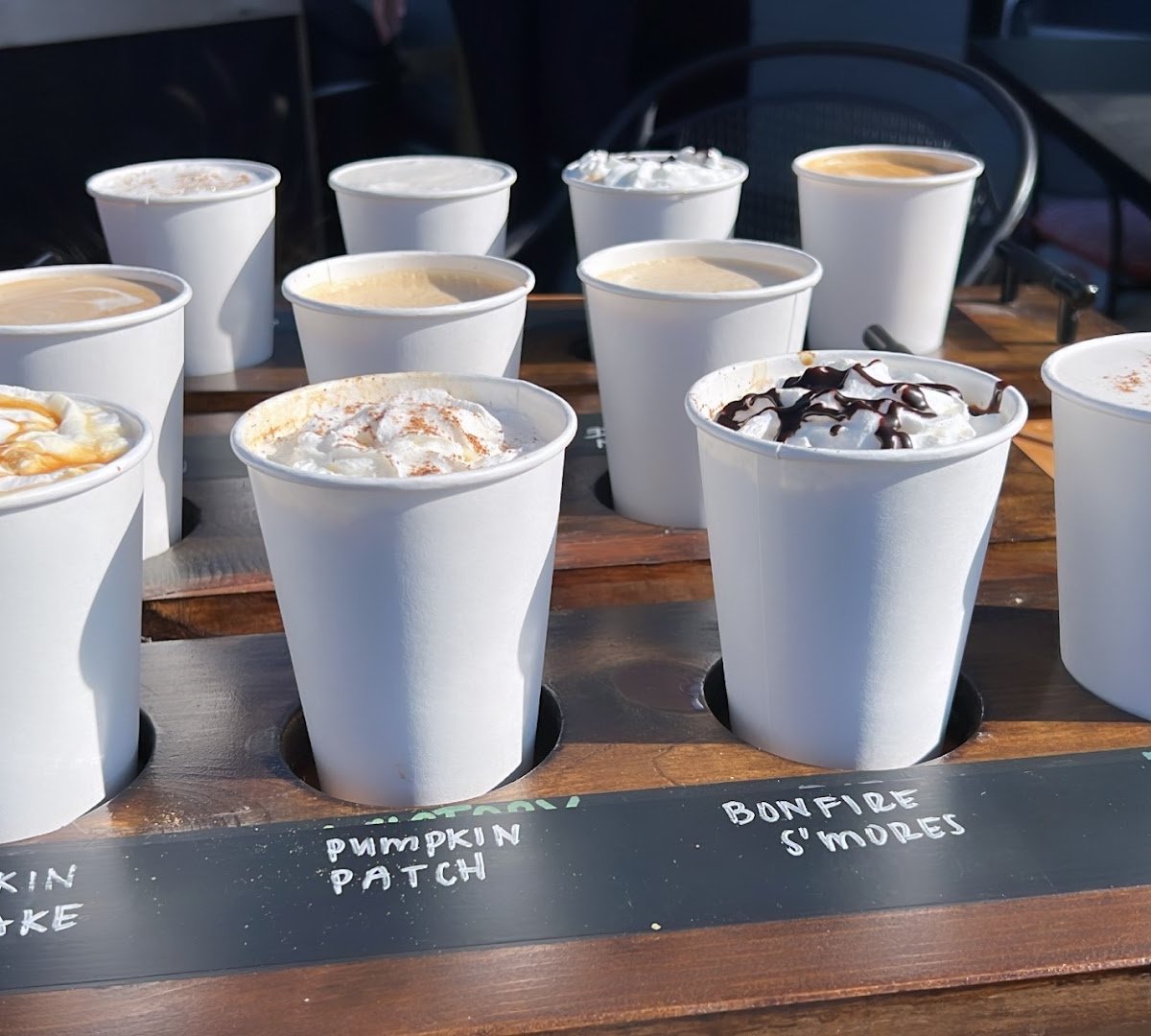 Coffee at Founders Grounds Coffee Company, specialty coffee shop in Indianapolis