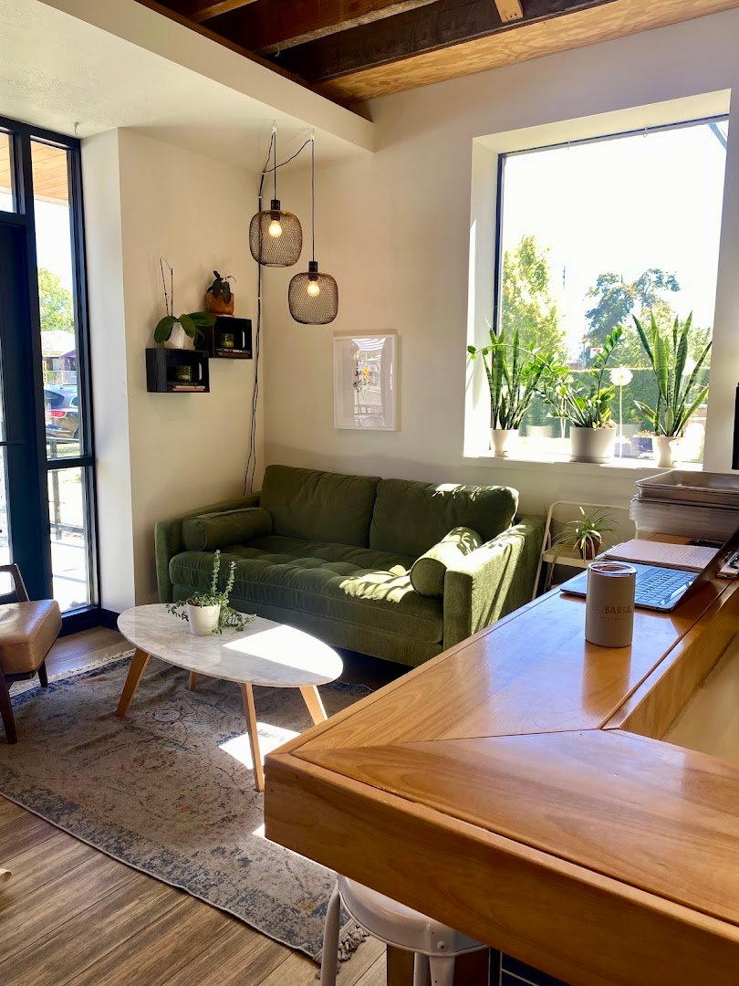 Interior of The Honeysuckle Coffee Co., specialty coffee shop in Salt Lake City