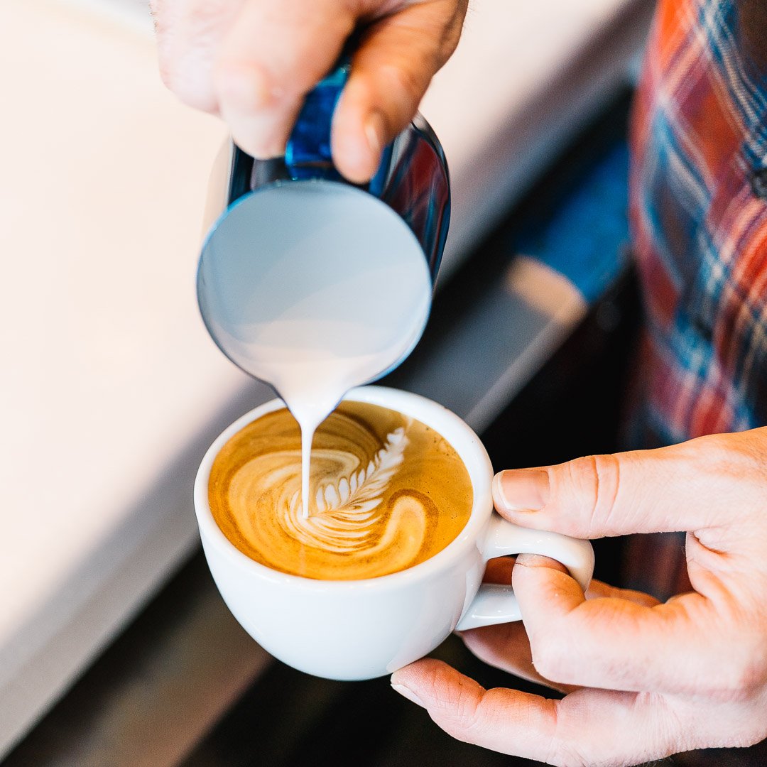 Coffee at The Honeysuckle Coffee Co., specialty coffee shop in Salt Lake City