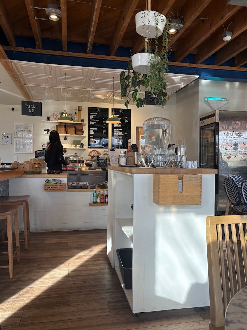 Interior of The Honeysuckle Coffee Co., specialty coffee shop in Salt Lake City