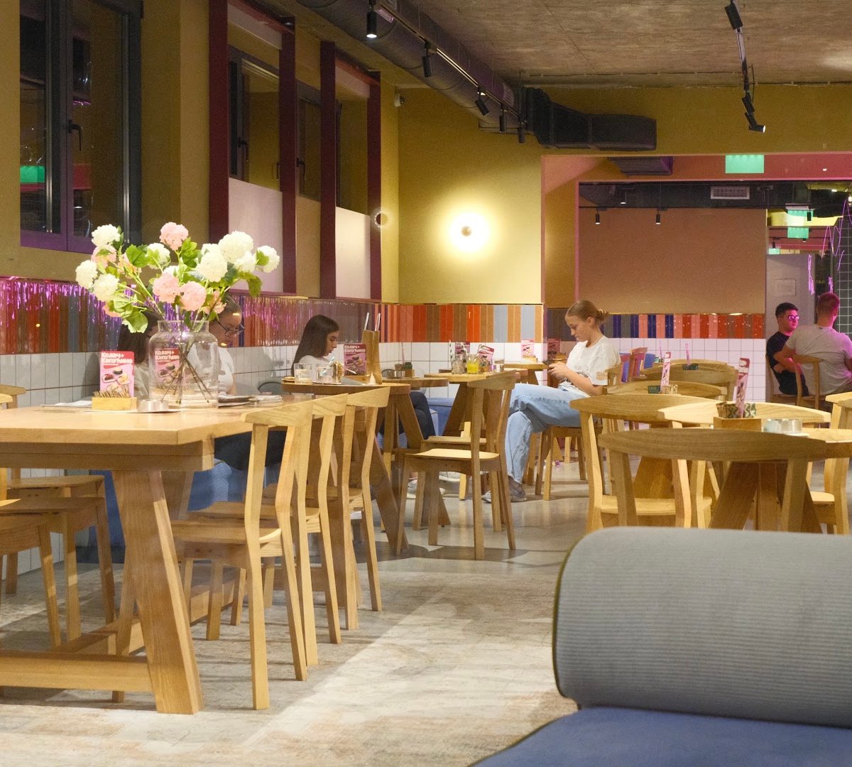 Interior of Kafeterija Konjarnik, specialty coffee shop in Belgrade