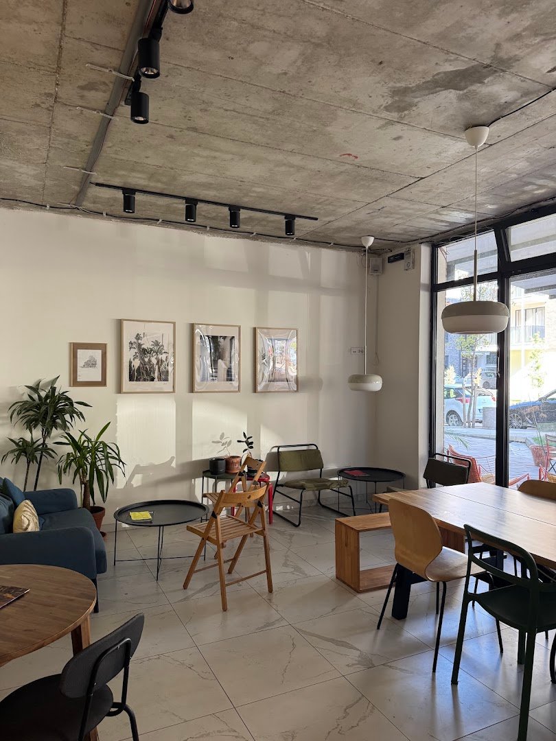 Interior of Noku Espresso and more, specialty coffee shop in Belgrade