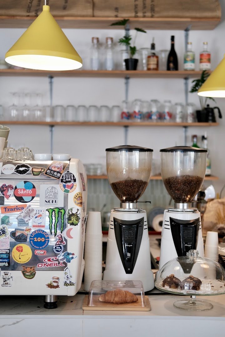 Interior of Noku Espresso and more, specialty coffee shop in Belgrade
