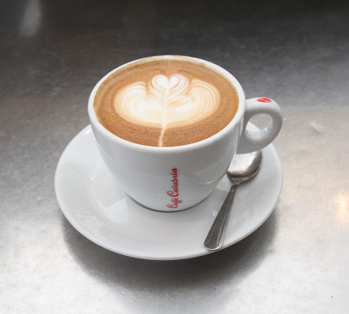 Coffee at Caffè Calabria, specialty coffee shop in San Diego