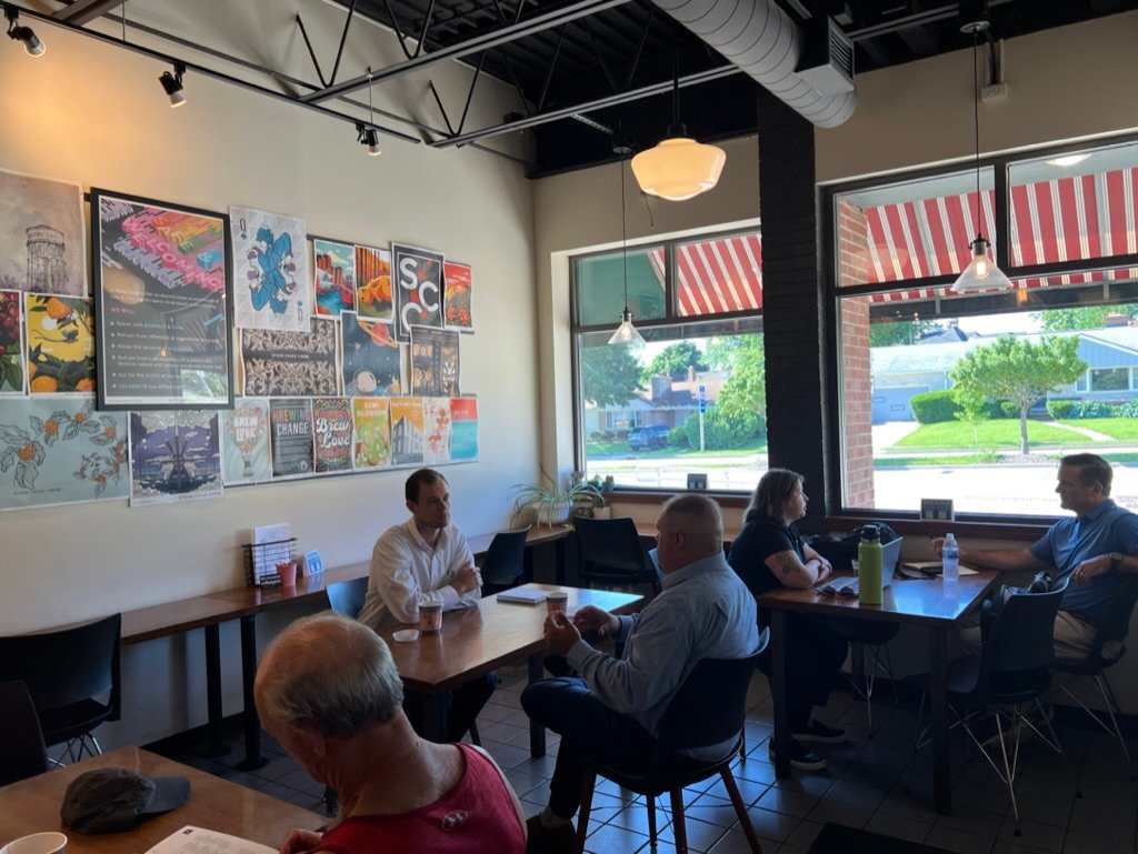 Interior of Stone Creek Coffee - West Bluemound Road, specialty coffee shop in Milwaukee