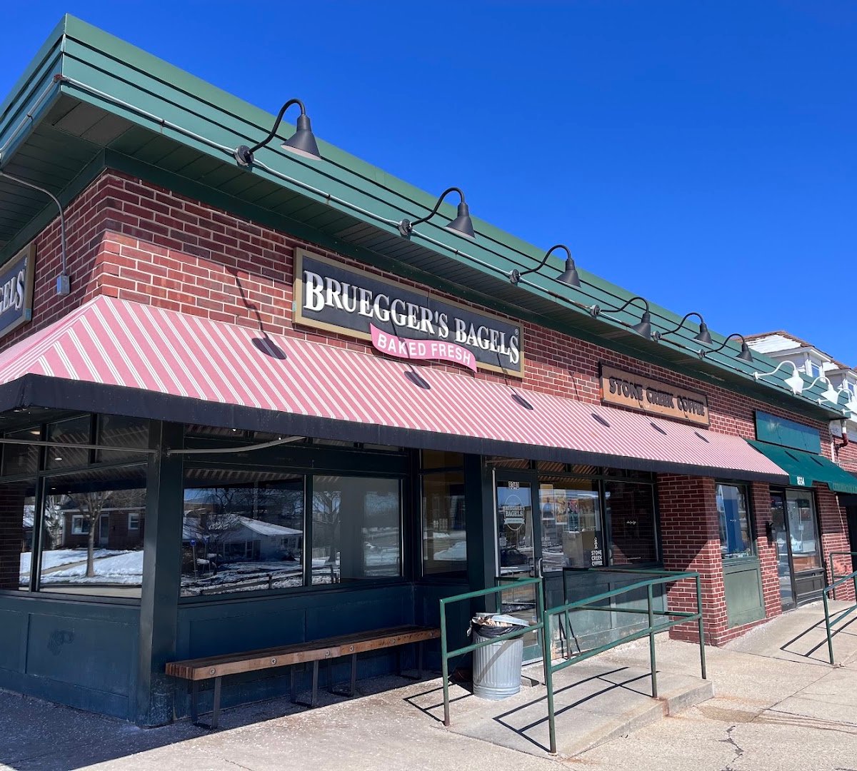 Storefront of Stone Creek Coffee - West Bluemound Road, specialty coffee shop in Milwaukee