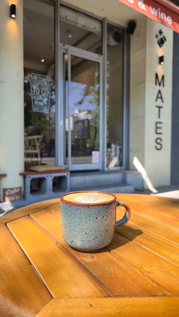 Coffee at MATES coffee roasters food & wine, specialty coffee shop in Belgrade