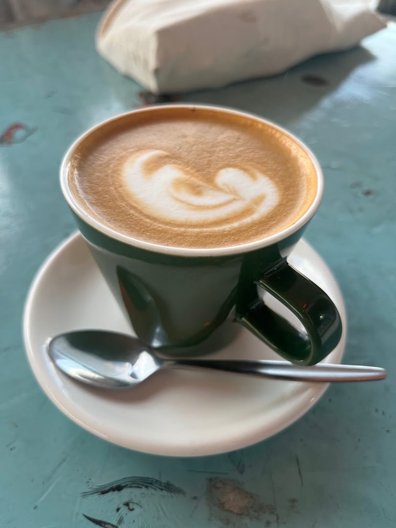 Coffee at Deluxe Cafe, specialty coffee shop in Wellington