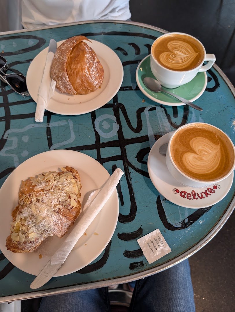 Coffee at Deluxe Cafe, specialty coffee shop in Wellington