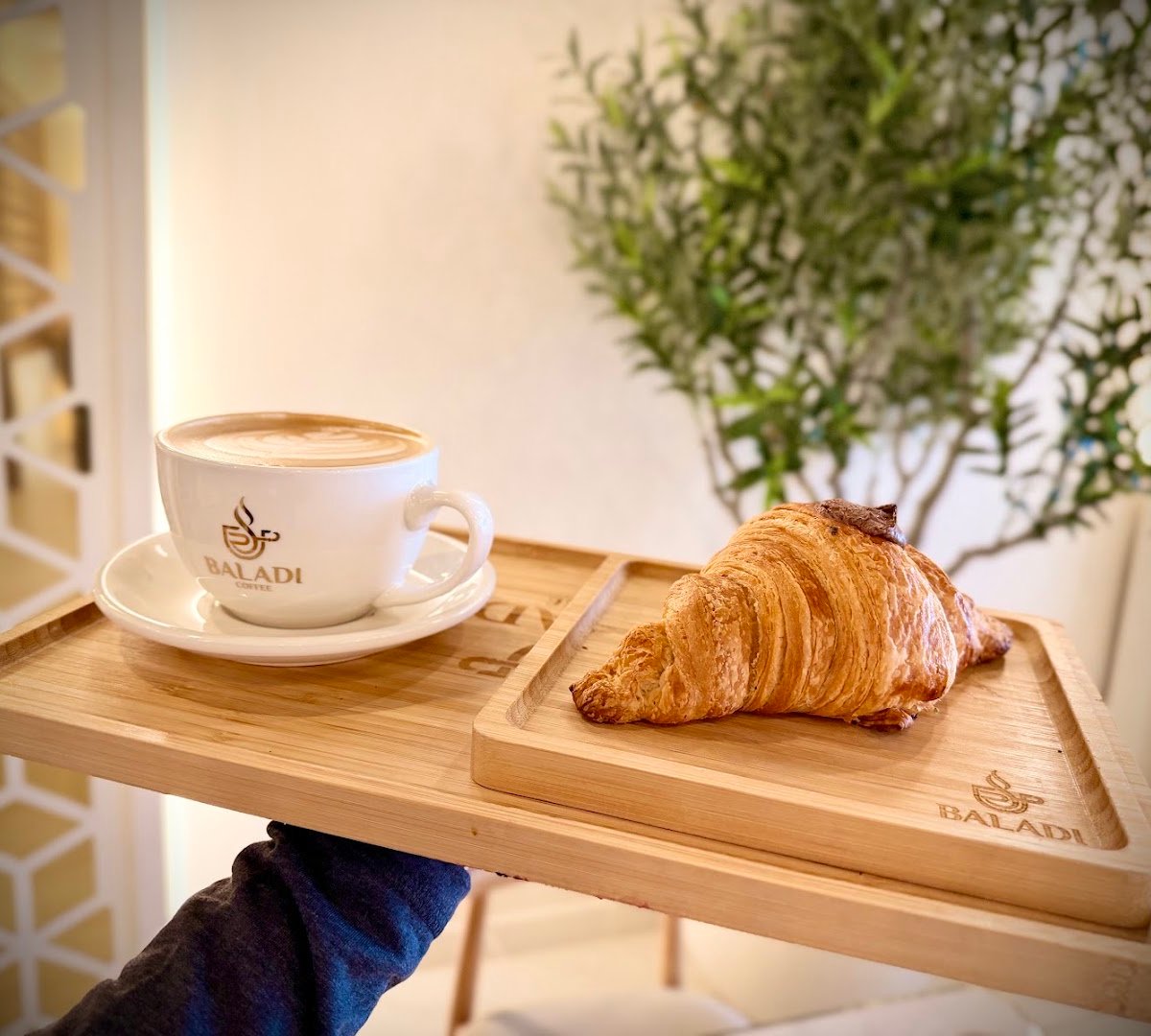 Coffee at Baladi Coffee House, specialty coffee shop in Cleveland