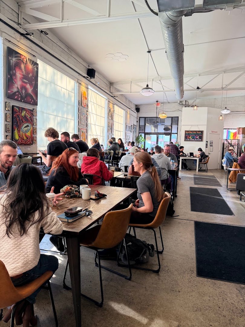 Interior of Sugar House Coffee, specialty coffee shop in Salt Lake City