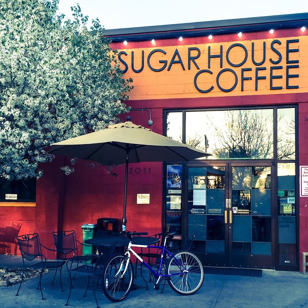 Storefront of Sugar House Coffee, specialty coffee shop in Salt Lake City