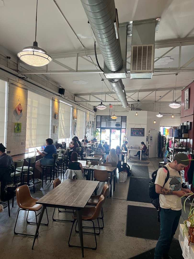 Interior of Sugar House Coffee, specialty coffee shop in Salt Lake City