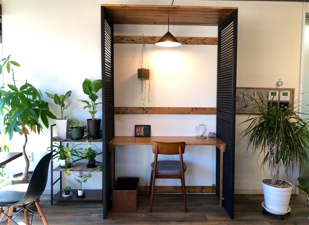 Interior of Coffee tree, specialty coffee shop in Tokyo
