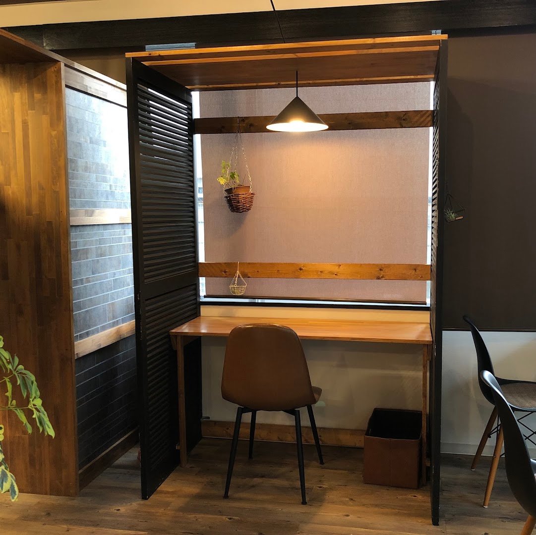 Interior of Coffee tree, specialty coffee shop in Tokyo