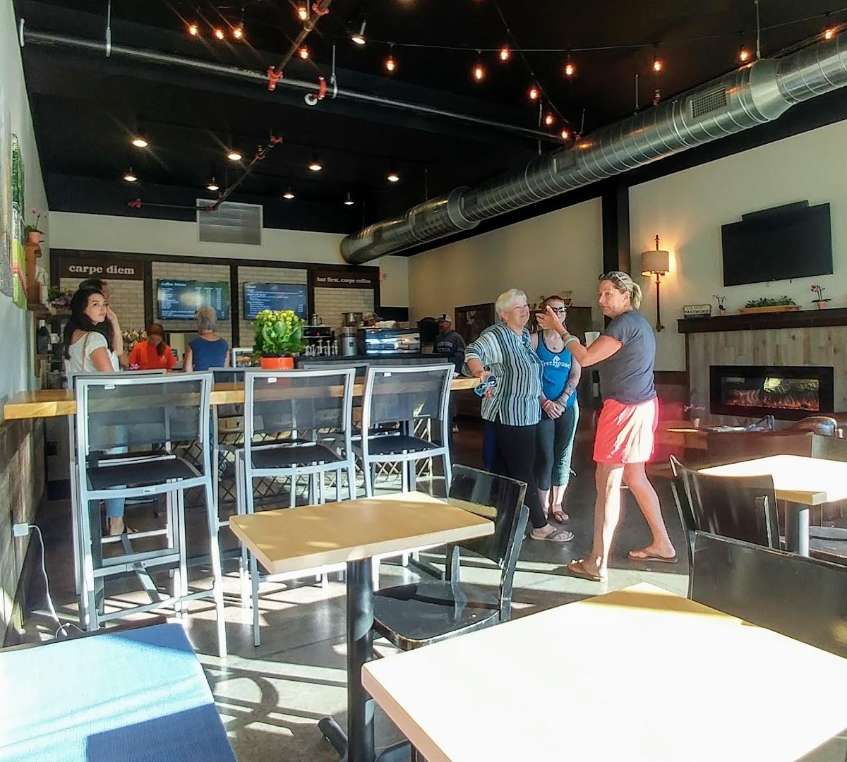 Interior of Locals Coffee - Roastery & Cafe, specialty coffee shop in Philadelphia