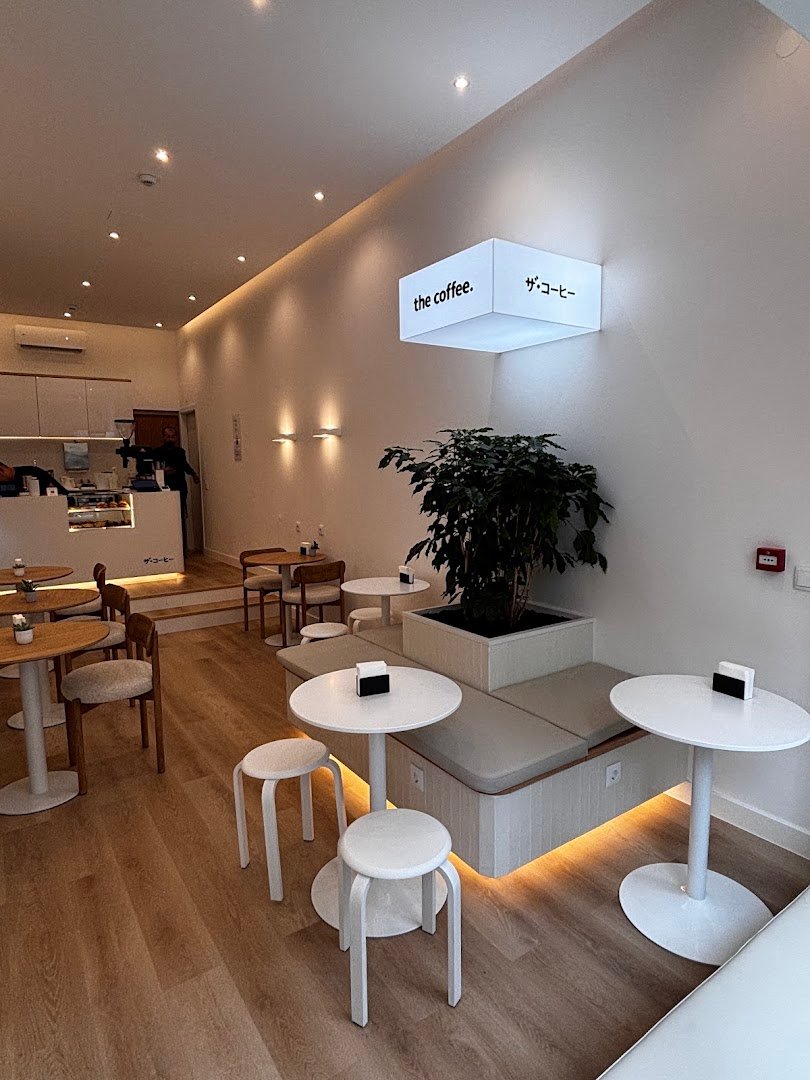 Interior of The Coffee, specialty coffee shop in Lisbon
