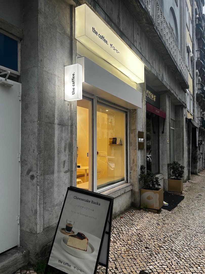 Storefront of The Coffee, specialty coffee shop in Lisbon