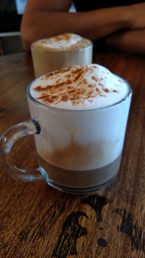 Coffee at Vices & Spices, specialty coffee shop in Santa Barbara