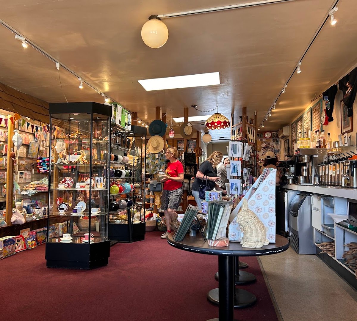 Interior of Vices & Spices, specialty coffee shop in Santa Barbara