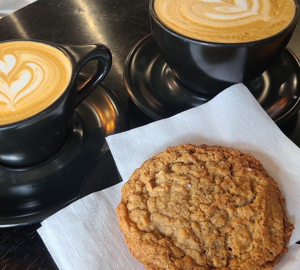 Coffee at Not Just Coffee, specialty coffee shop in Charlotte