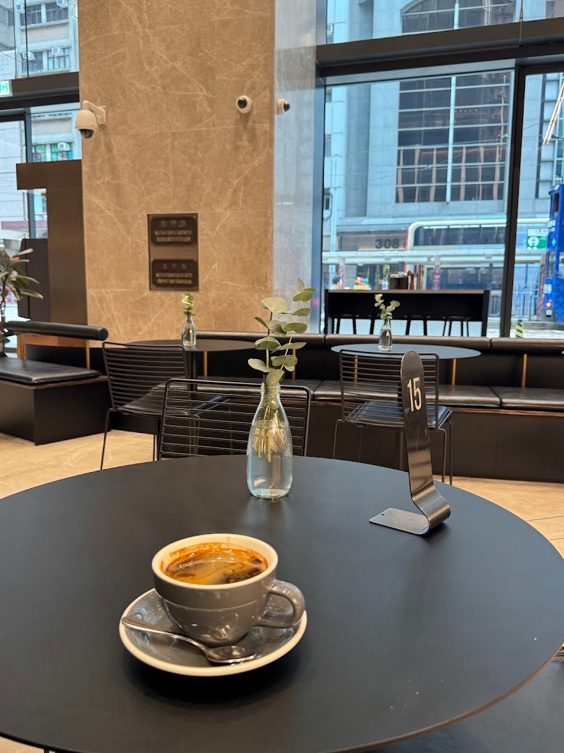 Interior of FINEPRINT, specialty coffee shop in Hong Kong