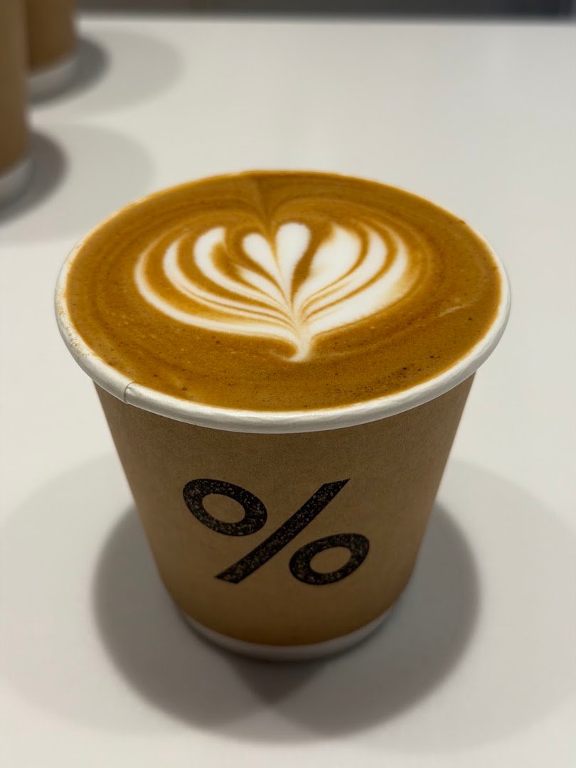 Coffee at % Arabica, specialty coffee shop in Hong Kong