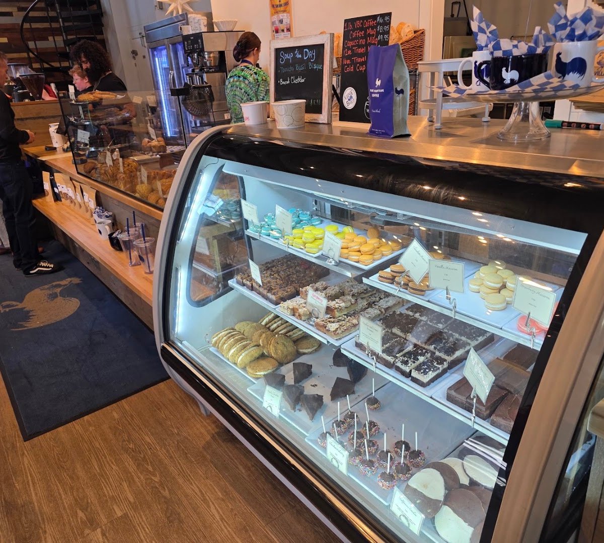 Interior of Village Bakery & Cafe, specialty coffee shop in Rochester