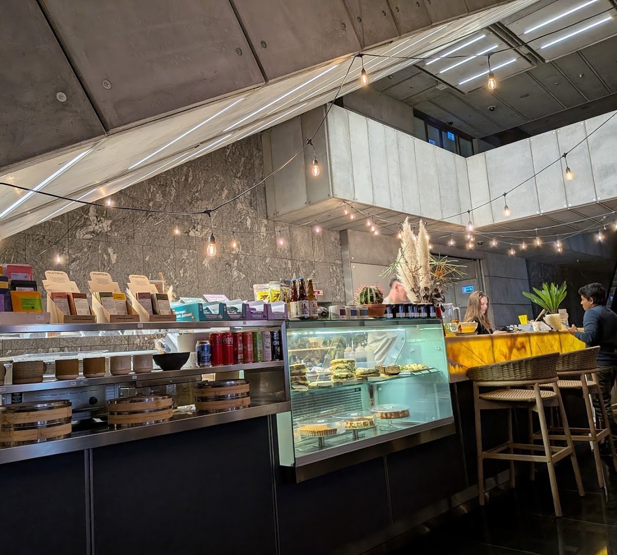 Interior of RAVENS CAFE, specialty coffee shop in Warsaw