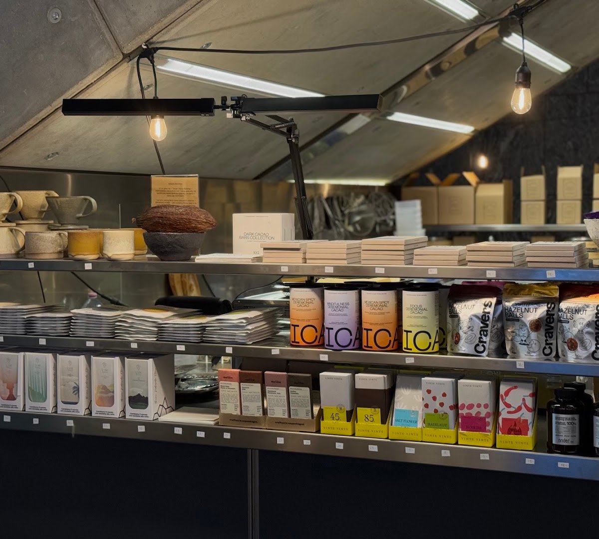 Interior of RAVENS CAFE, specialty coffee shop in Warsaw