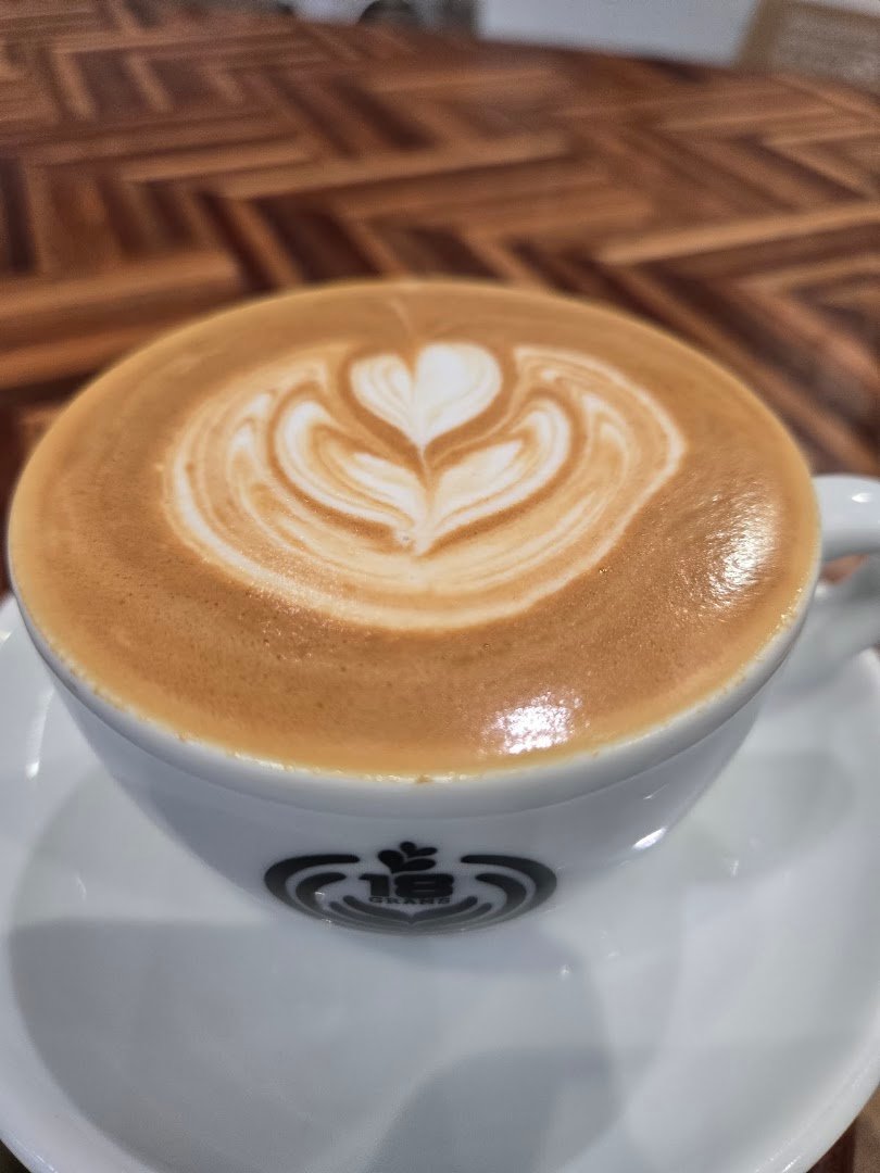 Coffee at 18 Grams, specialty coffee shop in Hong Kong