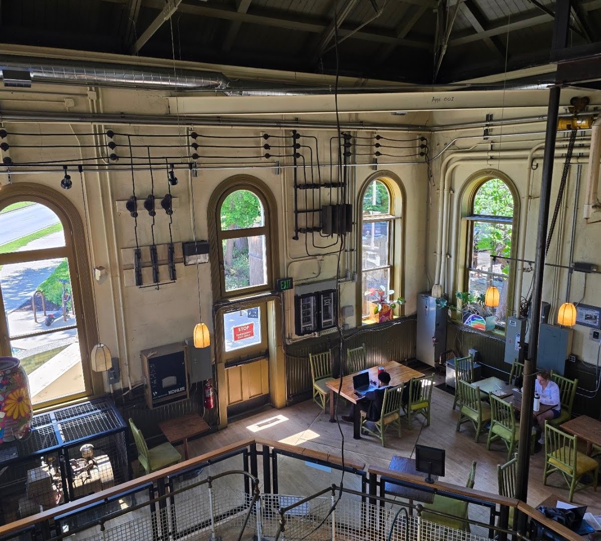 Interior of Colectivo Coffee Lakefront, specialty coffee shop in Milwaukee