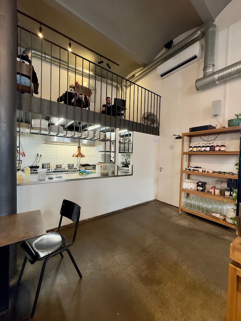 Interior of Osada, specialty coffee shop in Prague