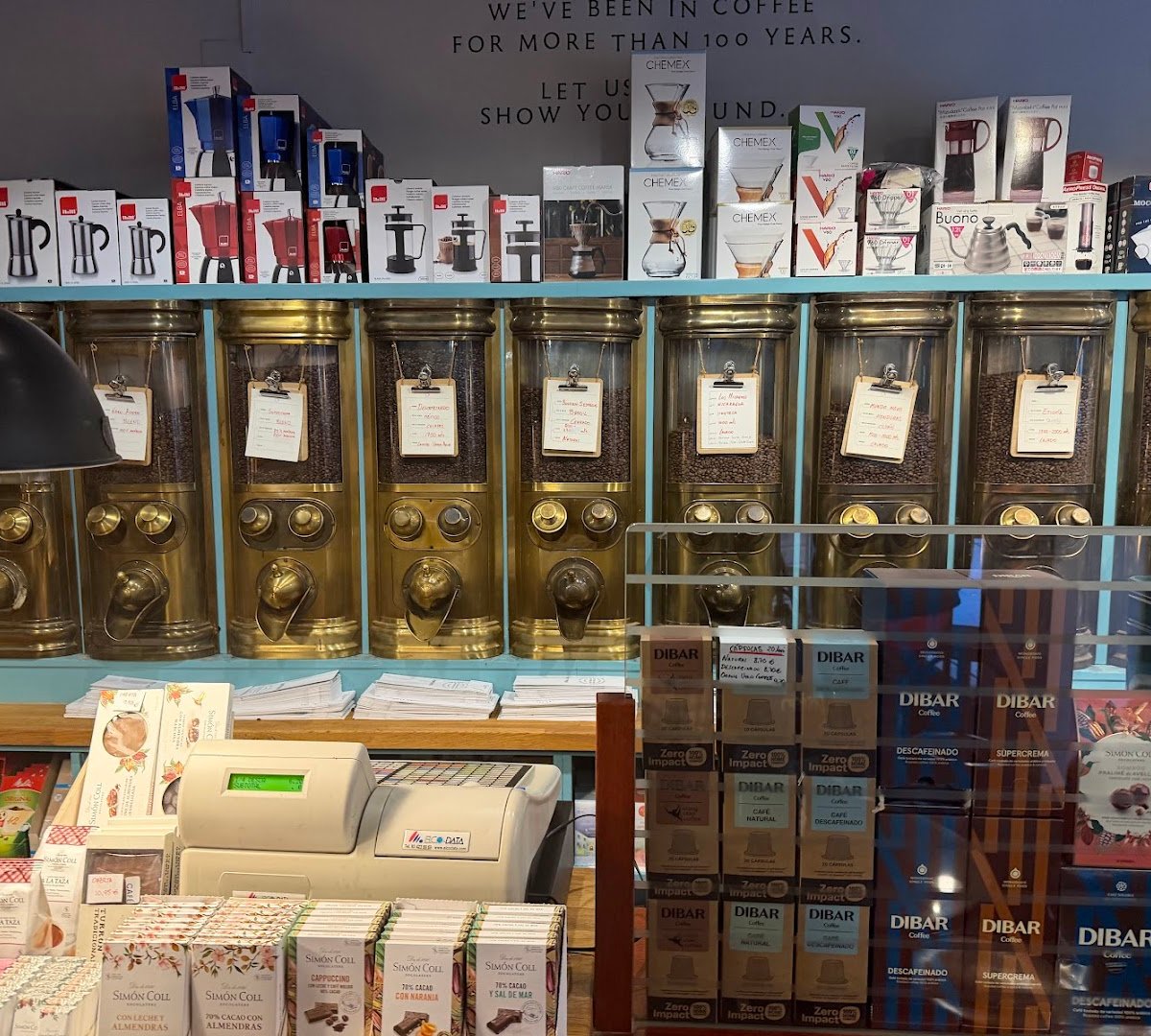 Tostaderos Bon Mercat Llibreteria specialty coffee shop in Barcelona - photo 6