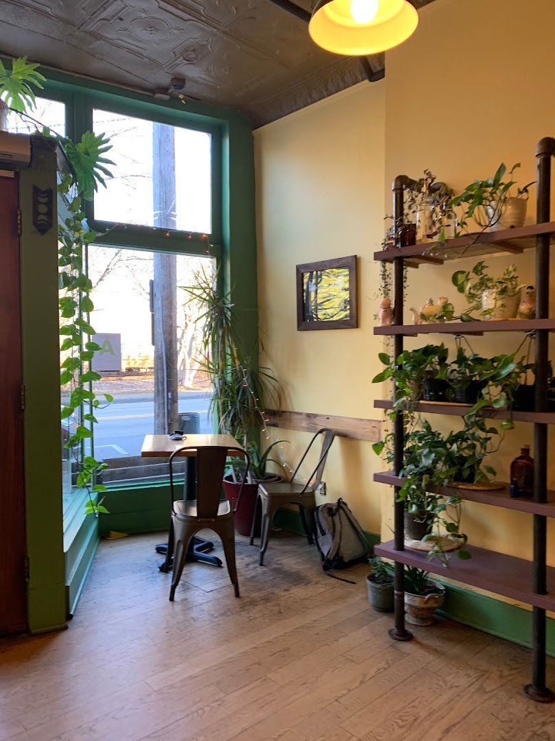 Interior of Crescent Hill Coffee, specialty coffee shop in Louisville
