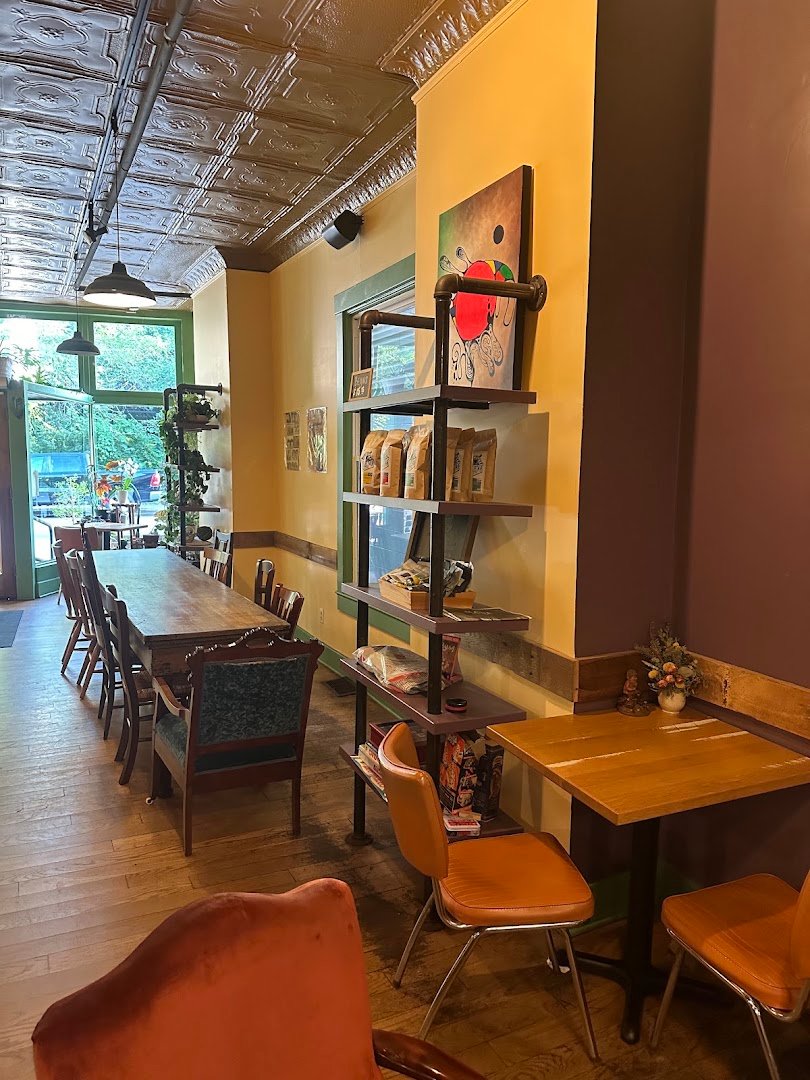 Interior of Crescent Hill Coffee, specialty coffee shop in Louisville