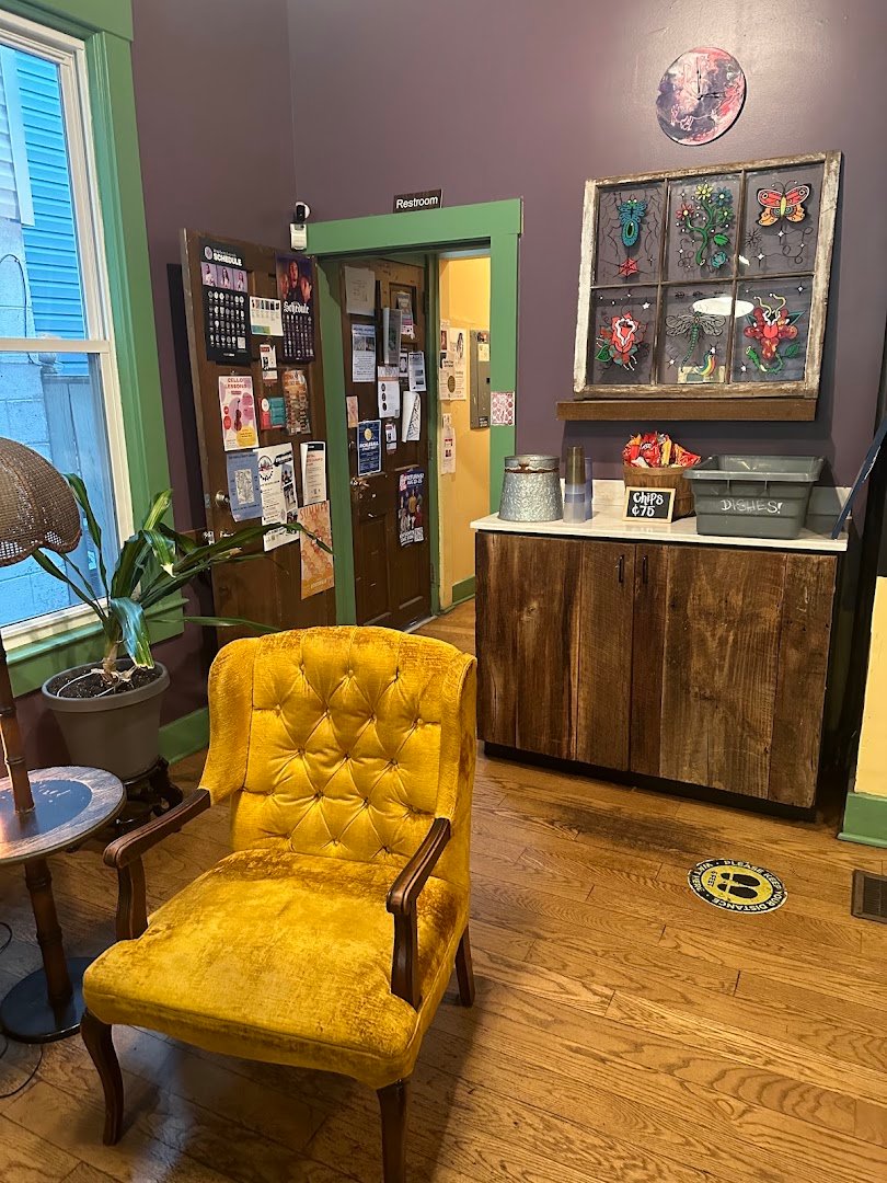 Interior of Crescent Hill Coffee, specialty coffee shop in Louisville