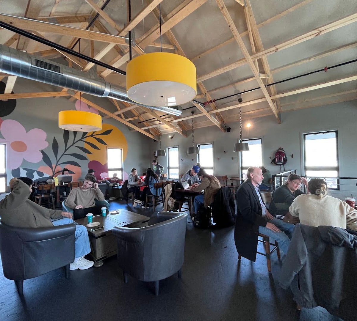 Interior of Fiddleheads Coffee Wauwatosa, specialty coffee shop in Milwaukee