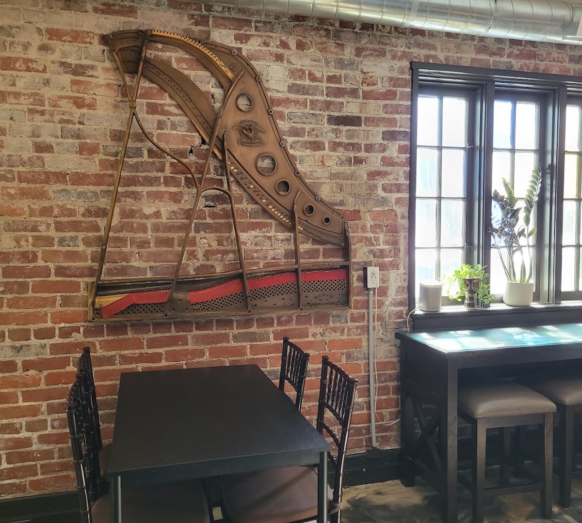 Interior of Red Door Cafe, specialty coffee shop in Indianapolis