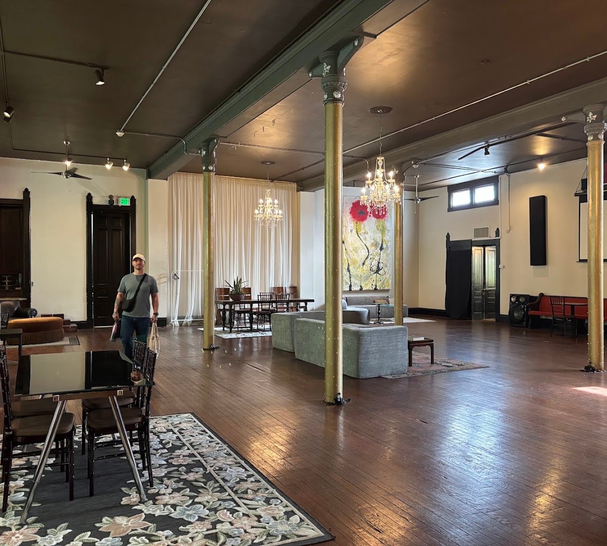 Interior of Red Door Cafe, specialty coffee shop in Indianapolis