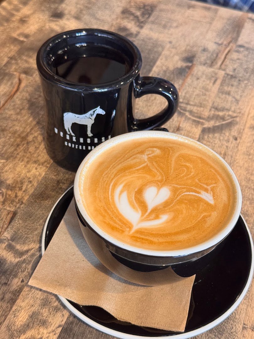 Coffee at Workhorse Coffee Bar, specialty coffee shop in Minneapolis